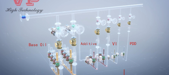 SMB Simultaneous Metering Blending Lubricant Oil Blending Plant